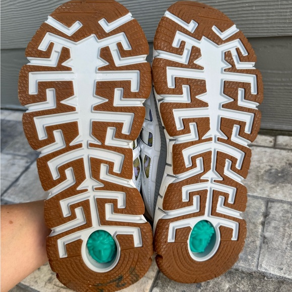 New Versace Trigreca Sneakers Size 38 Made in Italy Barocco Print - Picture 8 of 11